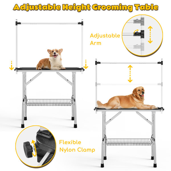 Awevsco Dog Grooming Table , Adjustable Grooming Table for Dogs at Home ...